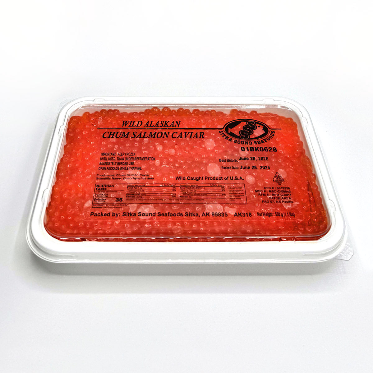 Sitka Chum Salmon 500g