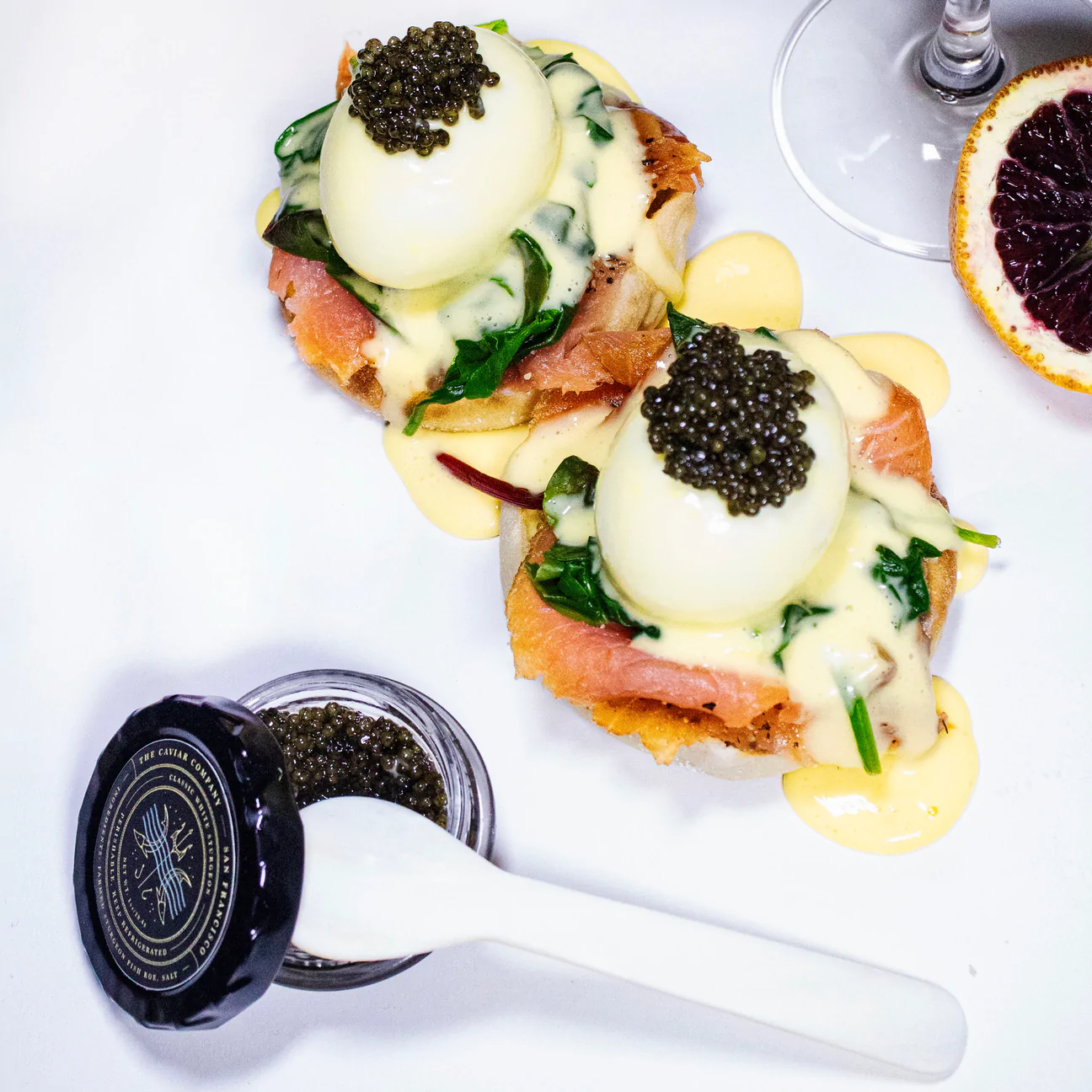 Truffle Shuffle: Smoked Salmon Caviar Benedict - GTCaviar
