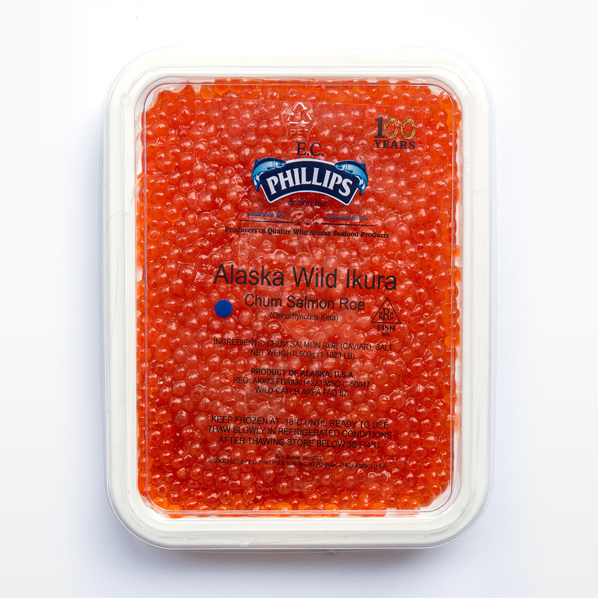 Alaska Phillips Wild Chum Caviar 500g