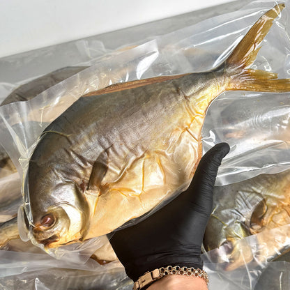 Golden Pomfret Hot Smoked