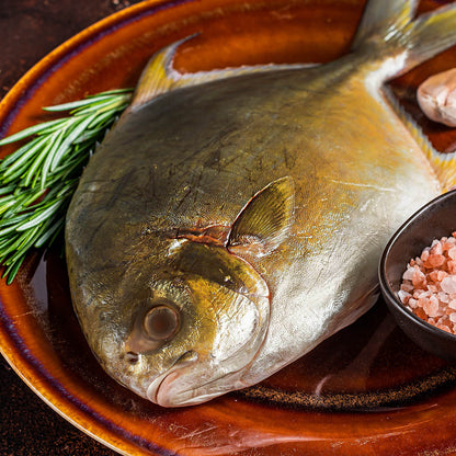 Golden Pomfret Hot Smoked